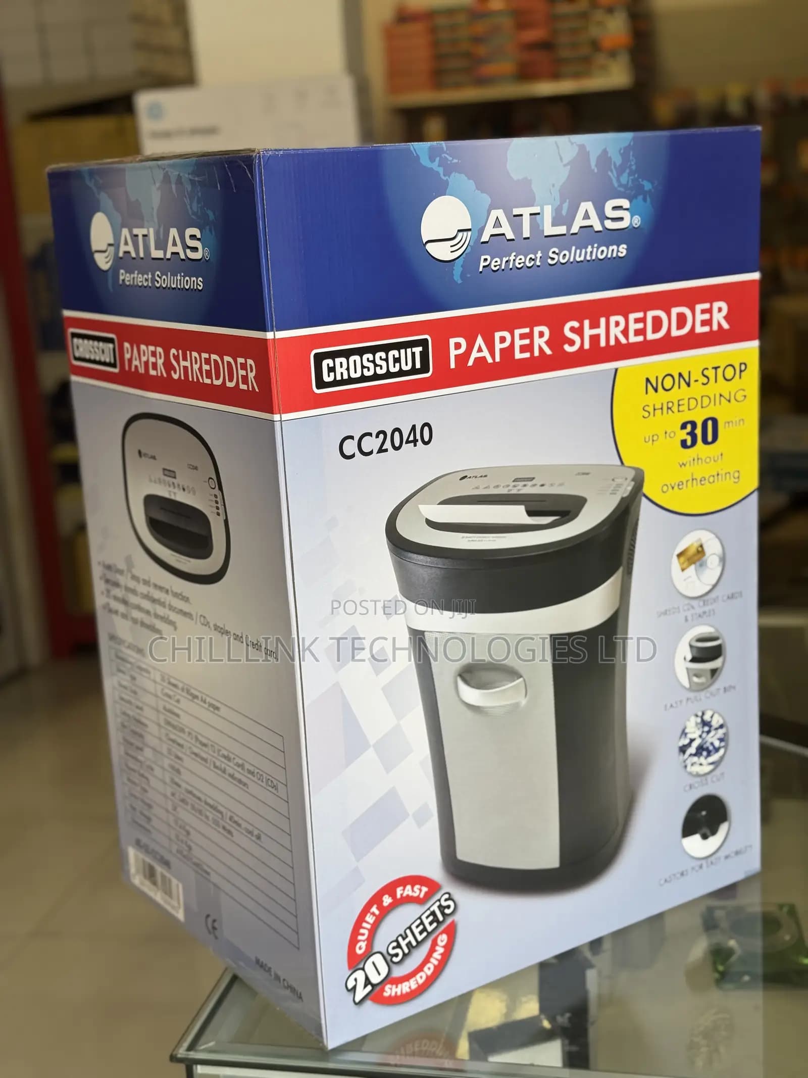Atlas 20-Sheet Paper Shredder — image 2