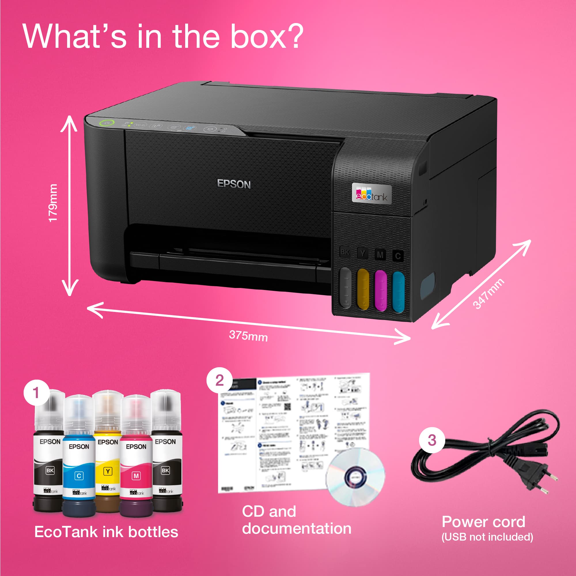 Epson EcoTank L3250 Multifunction WiFi — image 1