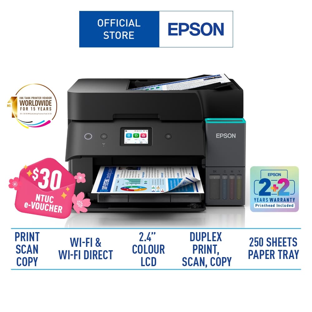 Epson L6390 EcoTank Multifunction Printer (replacement L6290) — image 2