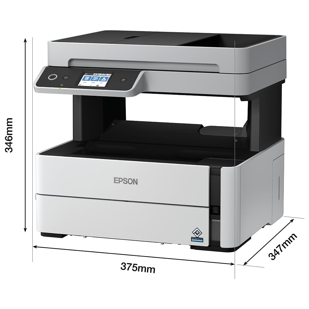 Epson M3170 A4 Mono Multifunction EcoTank WiFi Fax Printer — image 2