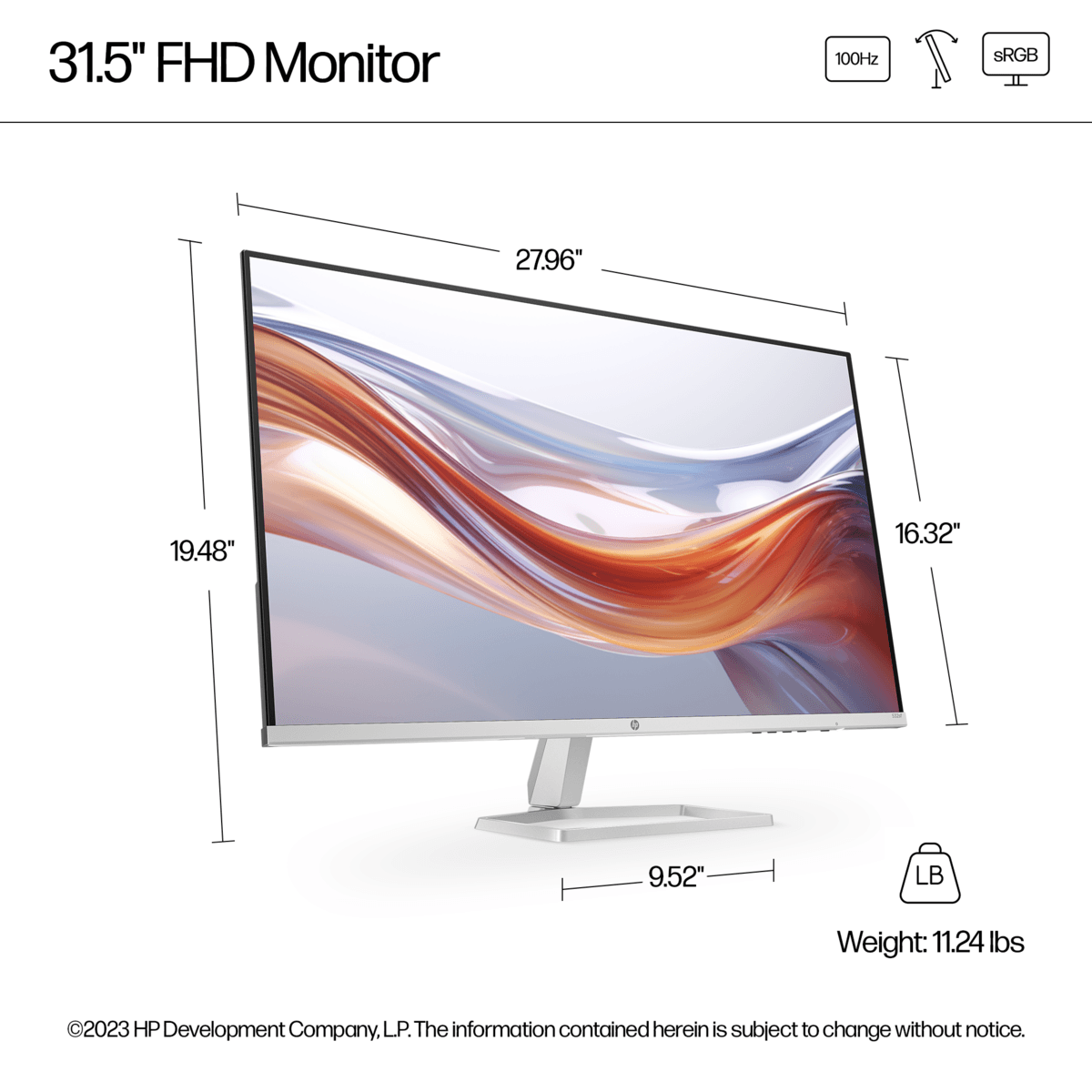 HP 532sf Monitor (Replacement for HP M32F) — image 1