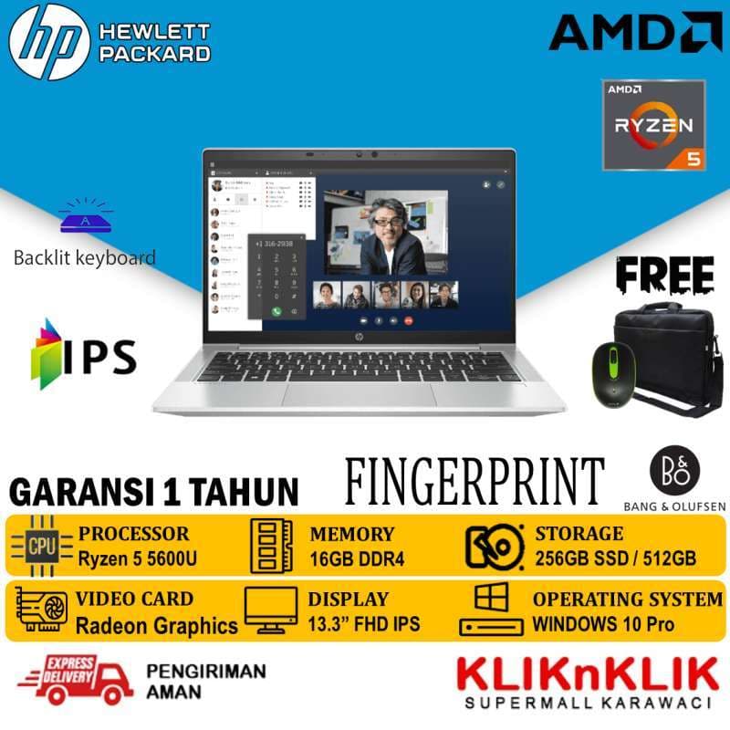 HP ProBook Aero 635 G8 AMD Ryzen 7 16GB RAM 512GB SSD Ultra-Lightweight Laptop
