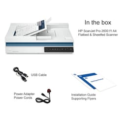 HP ScanJet Pro 2600f1 Flatbed Document Scanner — image 1