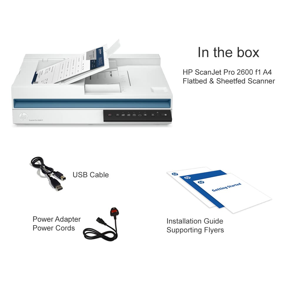 HP ScanJet 2600 f1 Document Scanner — image 1
