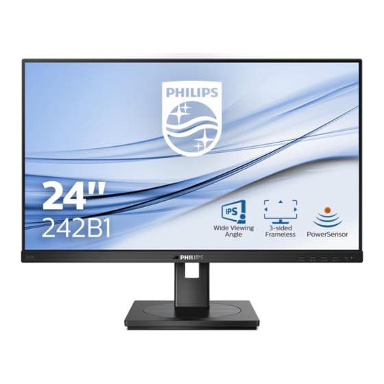 Philips 242B1J Monitor with Built-in Webcam — image 1