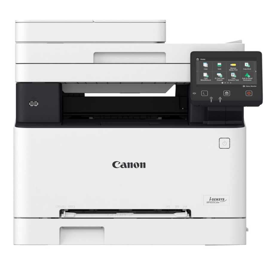 Canon Laser i-SENSYS MF655CDW A4 Colour Wi-Fi Duplex All-in-One Laser Printer — image 1