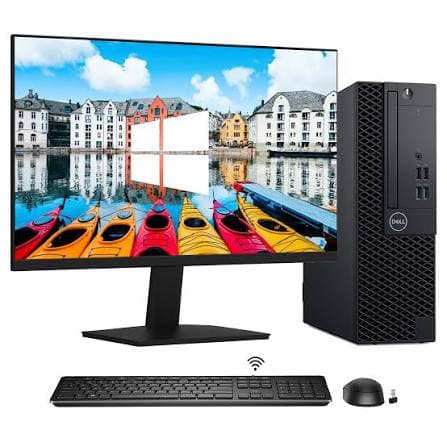 Dell 24-Inch Frameless Monitor and Mini PC Bundle Core i5 10th Generation 16GB RAM 512GB SSD