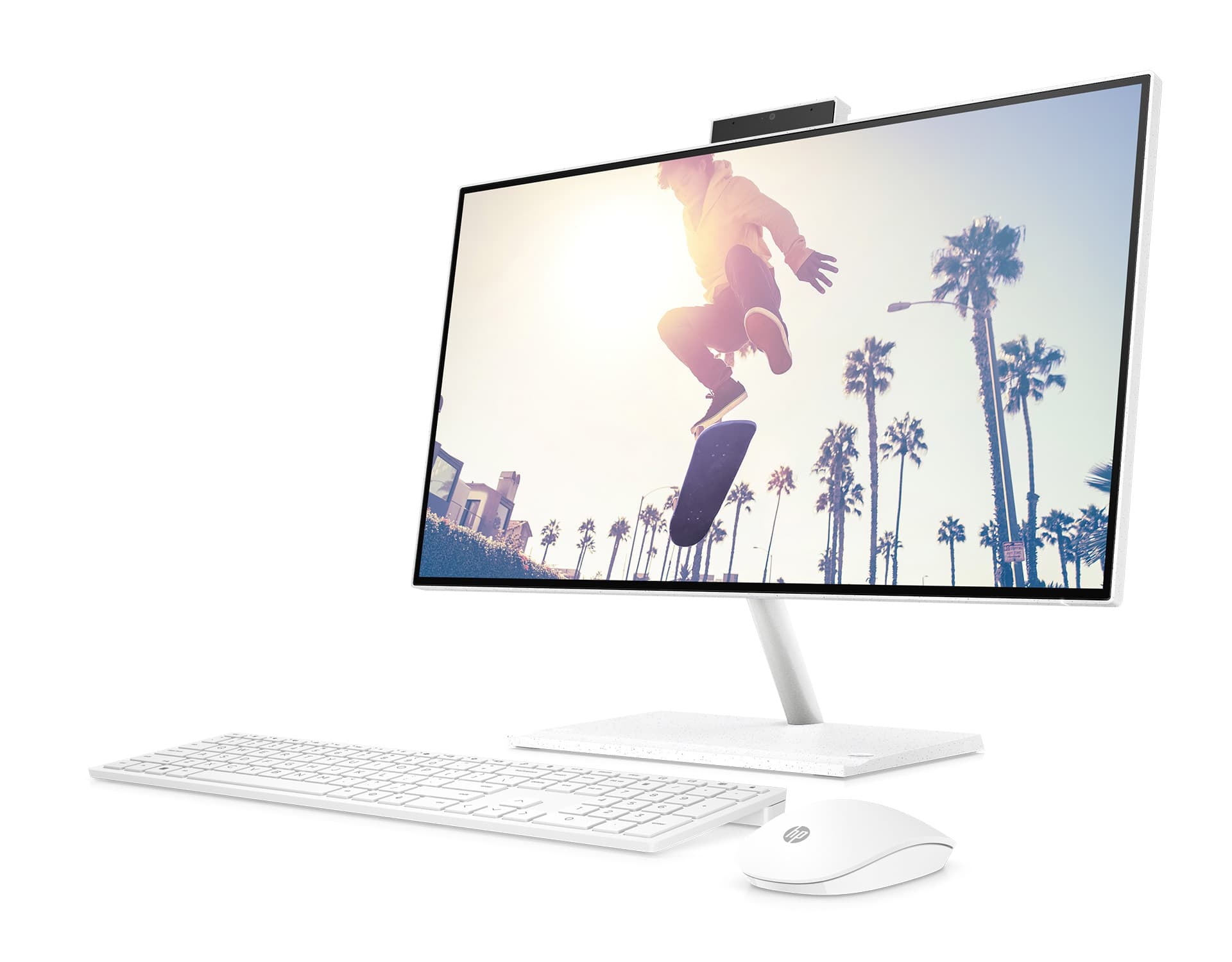 HP All-in-One Core Ultra 5 15th Generation 8GB 512GB SSD Non-Touch 24" (White) — image 2