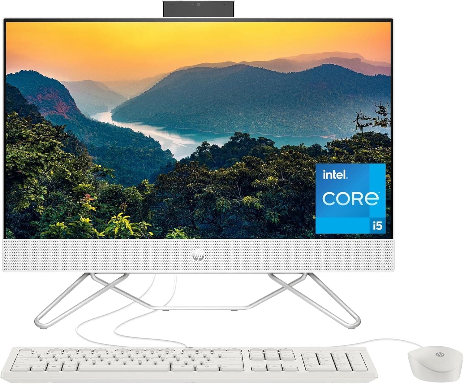 HP All-in-One Core Ultra 7 15th Generation 16GB 512GB SSD Non-Touch 24" (White) — image 1