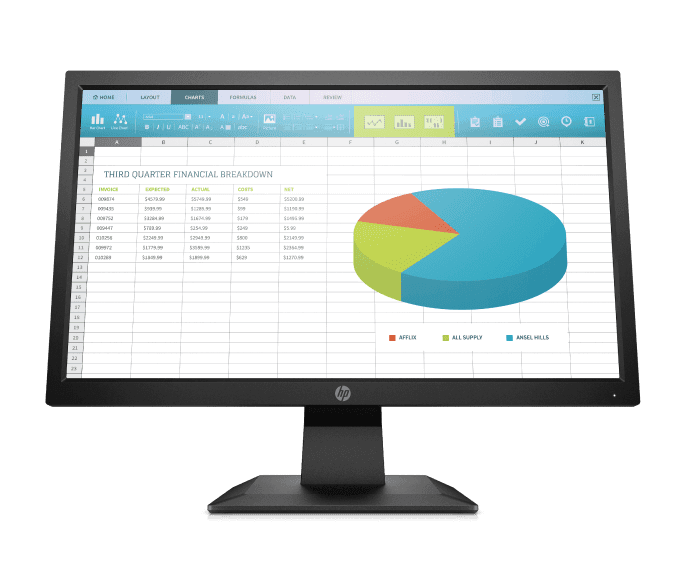 HP Monitor V19 19.5-inch HD Monitor — image 1