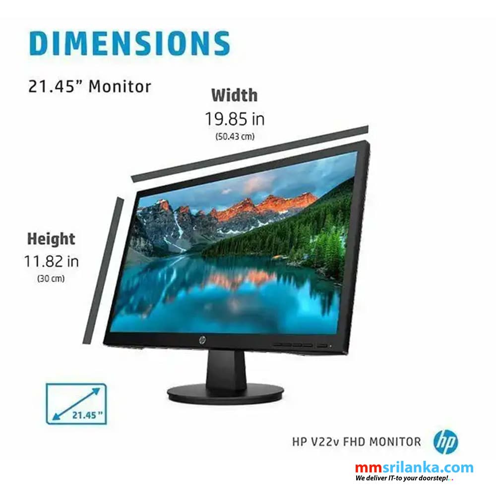HP V22 21.5-Inch Monitor — image 1