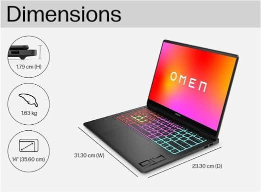 HP Omen Core Ultra 9 185H 32GB RAM 1TB SSD 8GB RTX 4060 NVIDIA Graphics — image 2