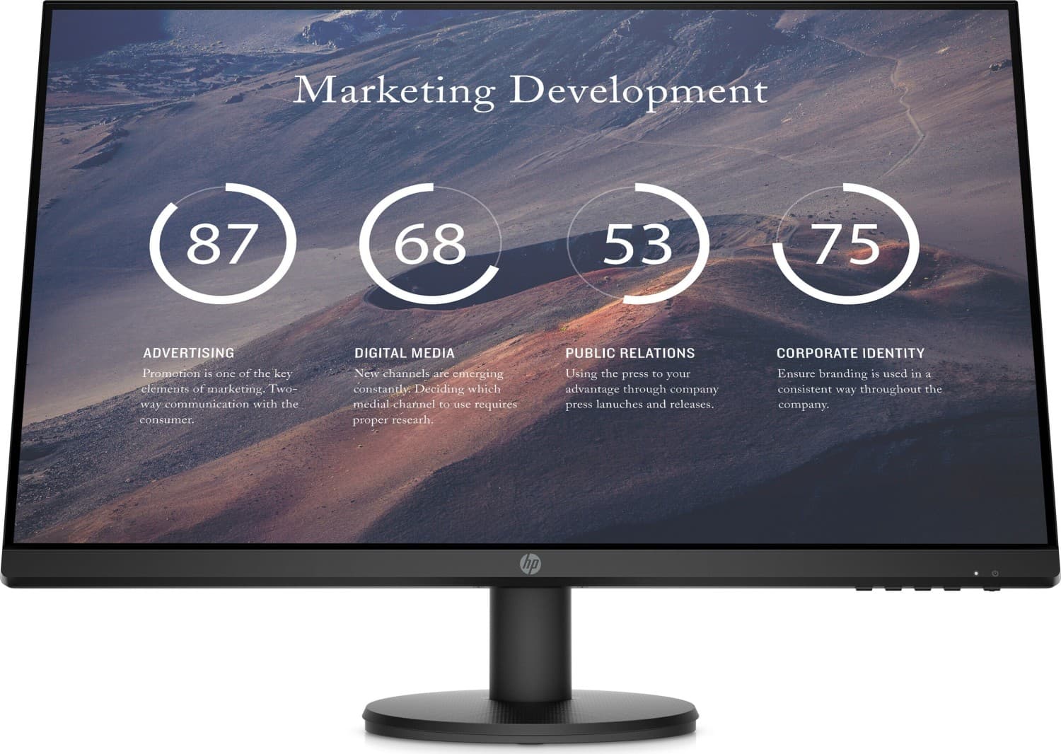 HP P27v G4 27-inch Full HD Monitor — image 2