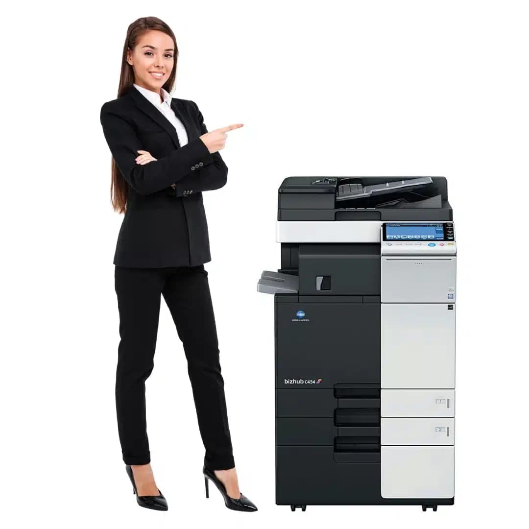 Konica Minolta Bizhub C454 Coloured Photocopier Machine — image 2