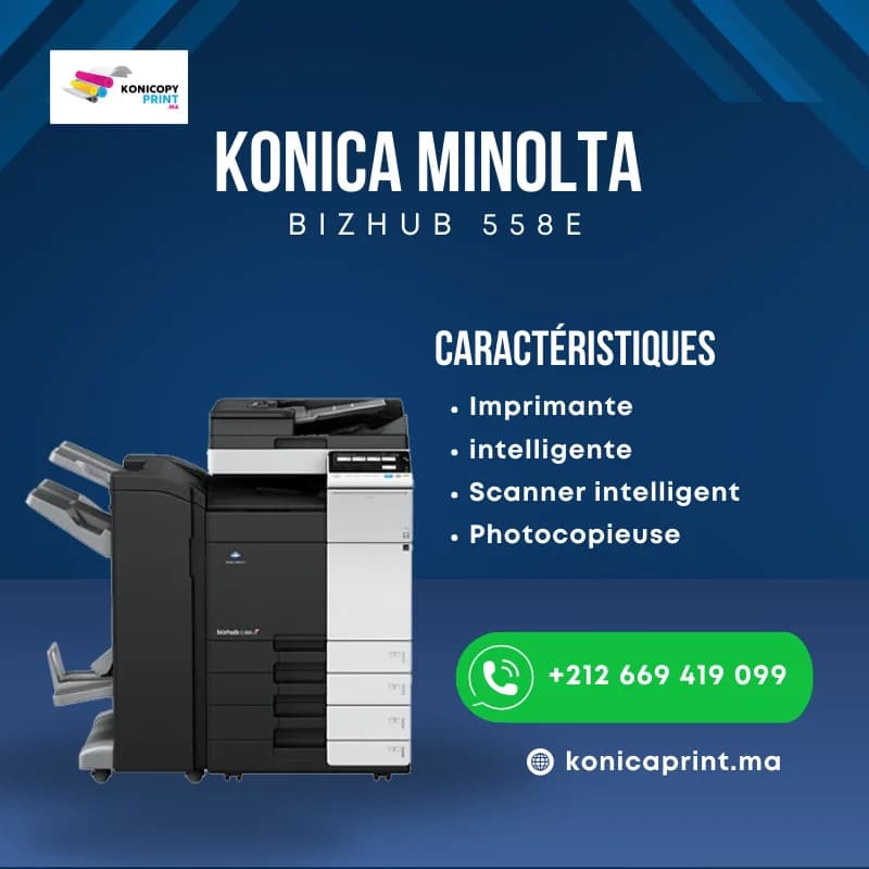 Konica Minolta Bizhub C558e Photocopier — image 1