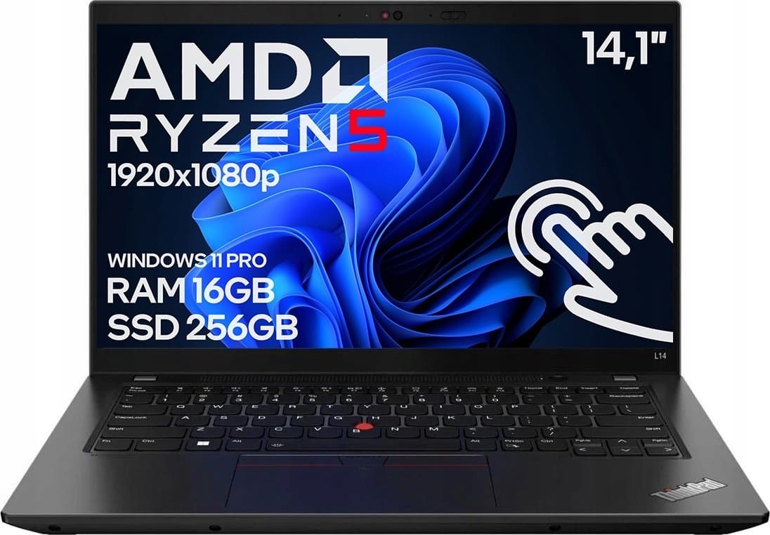 Lenovo ThinkPad L14 AMD Ryzen 5 16GB RAM 256GB SSD — image 1