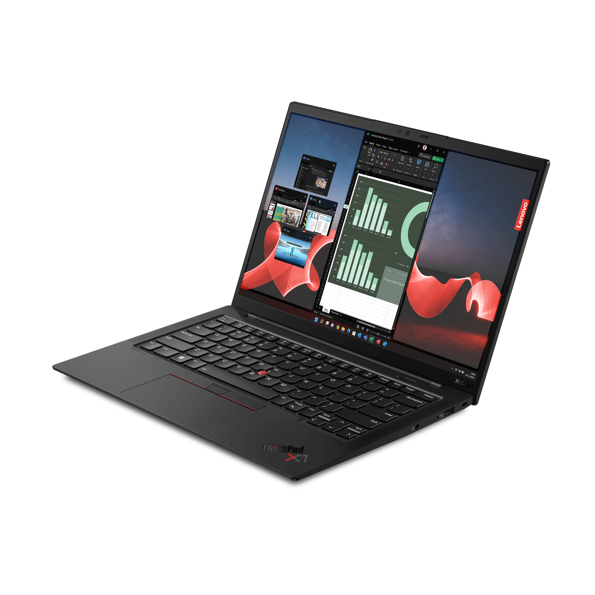 Lenovo ThinkPad X1 Carbon Gen 9 Core i7 11th Generation 16GB RAM 256GB SSD — image 2