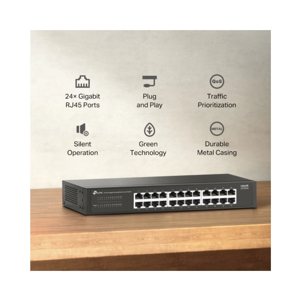 TP-Link 24-Port Gigabit Desktop Switch